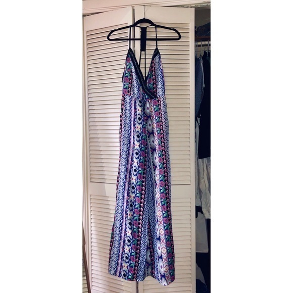 Valentine Revolve Wide‎ Leg Pockets Jumpsuit Small - Picture 2 of 8